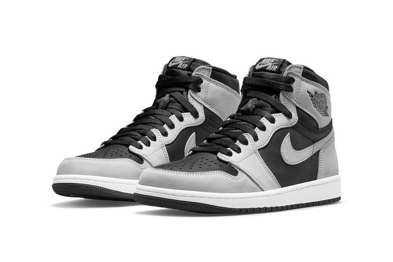 air michael jordan brand 1 shadow 2 0 black light smoke grey white 555088 035 official release date info photos price store list buying guide