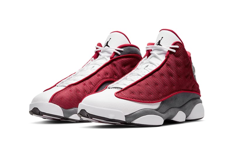 jordan 13 red white and black