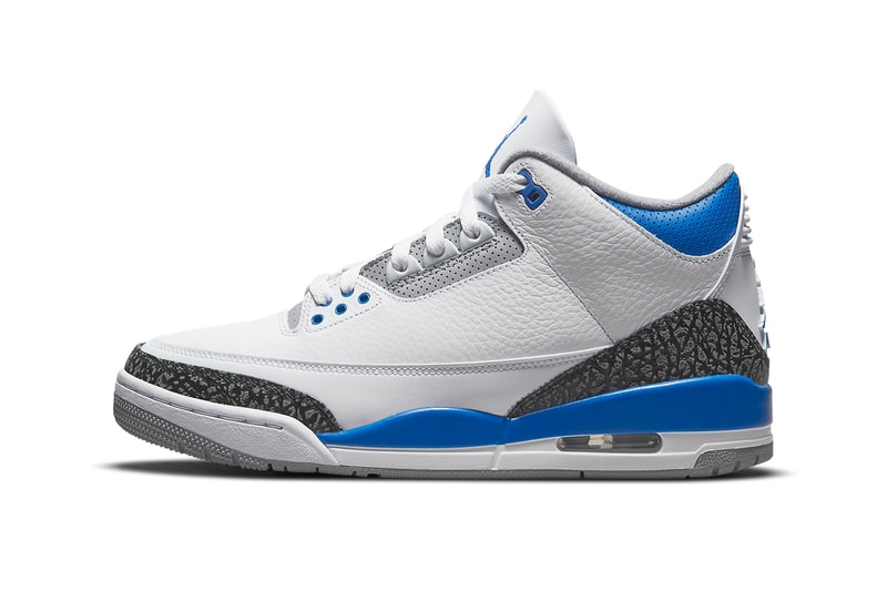 air jorda 3 white black cement grey racer blue CT8532 145 release date info store list buying guide photos price 