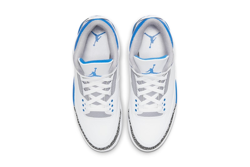 air jorda 3 white black cement grey racer blue CT8532 145 release date info store list buying guide photos price 