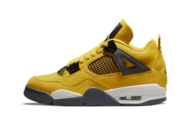 air jordan 4 lightning tour yellow white dark blue grey CT8527 700 release date info store list buying guide photos price 