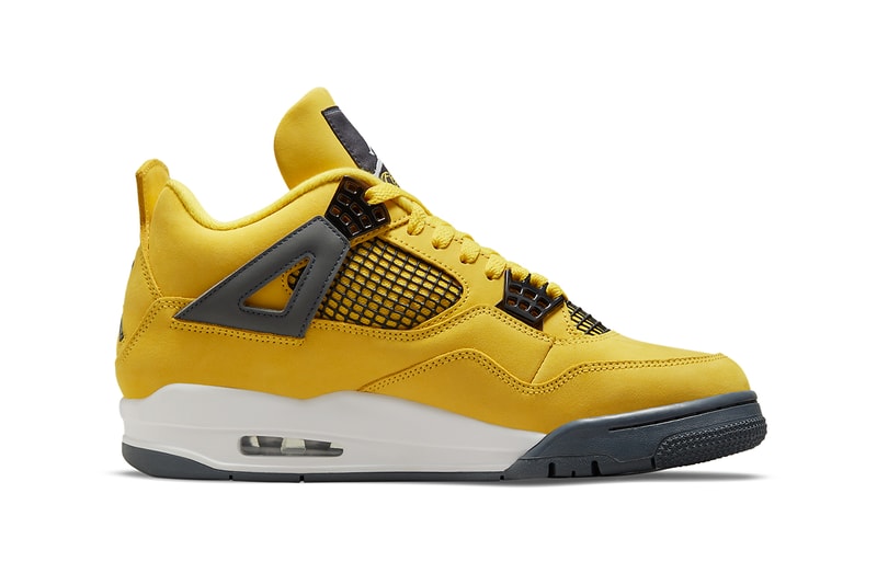 air jordan 4 lightning tour yellow white dark blue grey CT8527 700 release date info store list buying guide photos price 