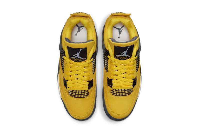 air jordan 4 lightning tour yellow white dark blue grey CT8527 700 release date info store list buying guide photos price 