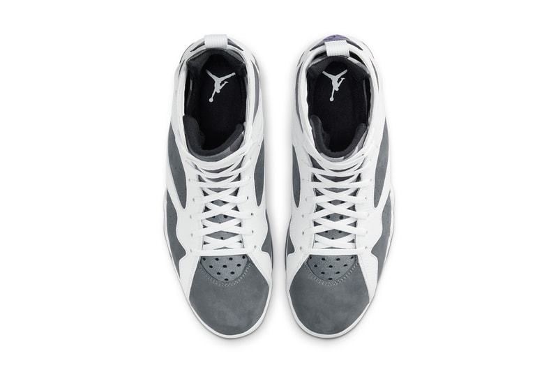 air michael jordan brand 7 flint white grey varsity purple black cu9307 100 official release date info photos price store list buying guide