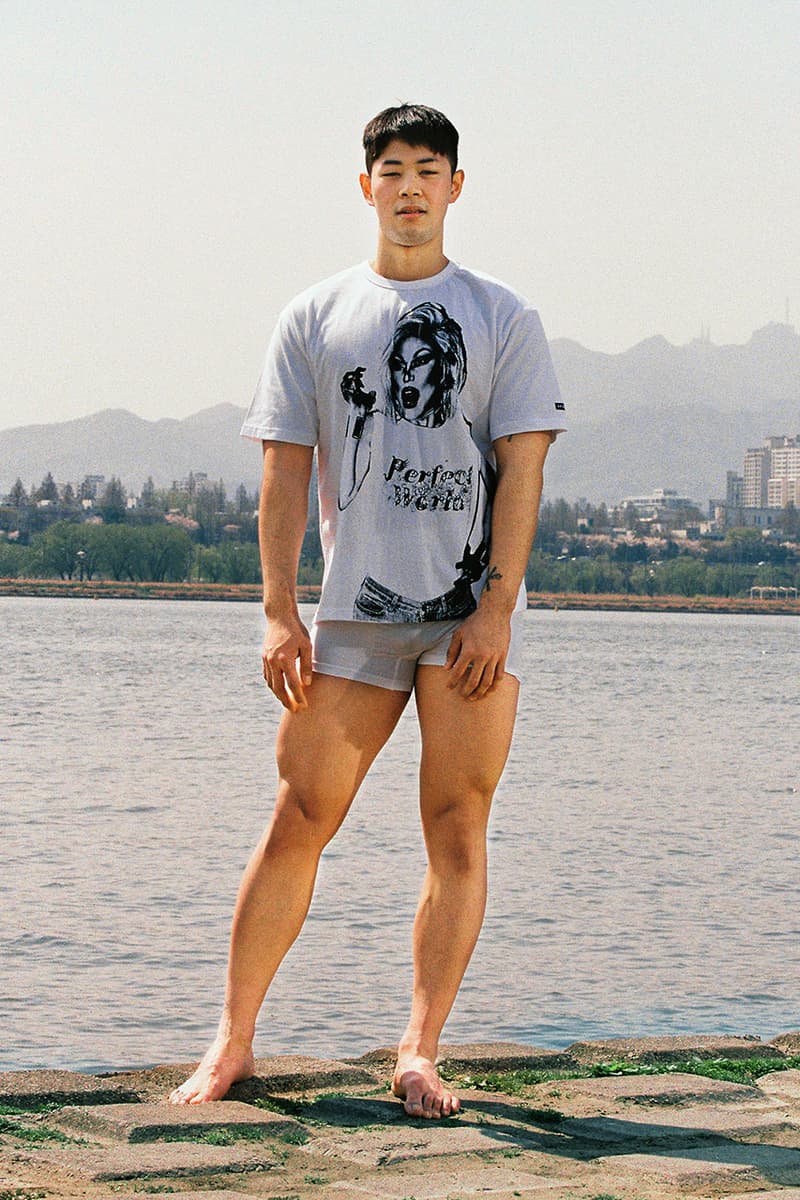 Ajobyajo Summer 2021 Lookbook menswear streetwear t shirts s21 collection graphics tees pants trousers shirts prints info