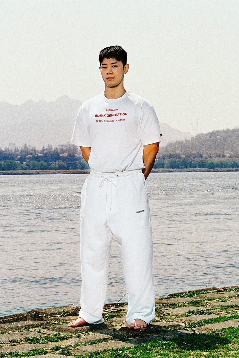 Ajobyajo Summer 2021 Lookbook menswear streetwear t shirts s21 collection graphics tees pants trousers shirts prints info