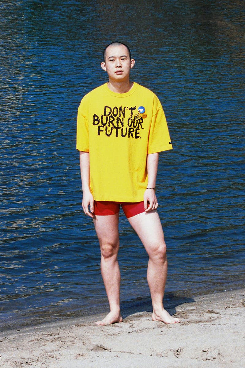 Ajobyajo Summer 2021 Lookbook menswear streetwear t shirts s21 collection graphics tees pants trousers shirts prints info