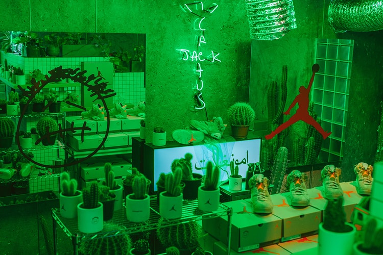 amongst few Builds Cactus Grow House to Celebrate Travis Scott's Air Jordan 6 "British Khaki"