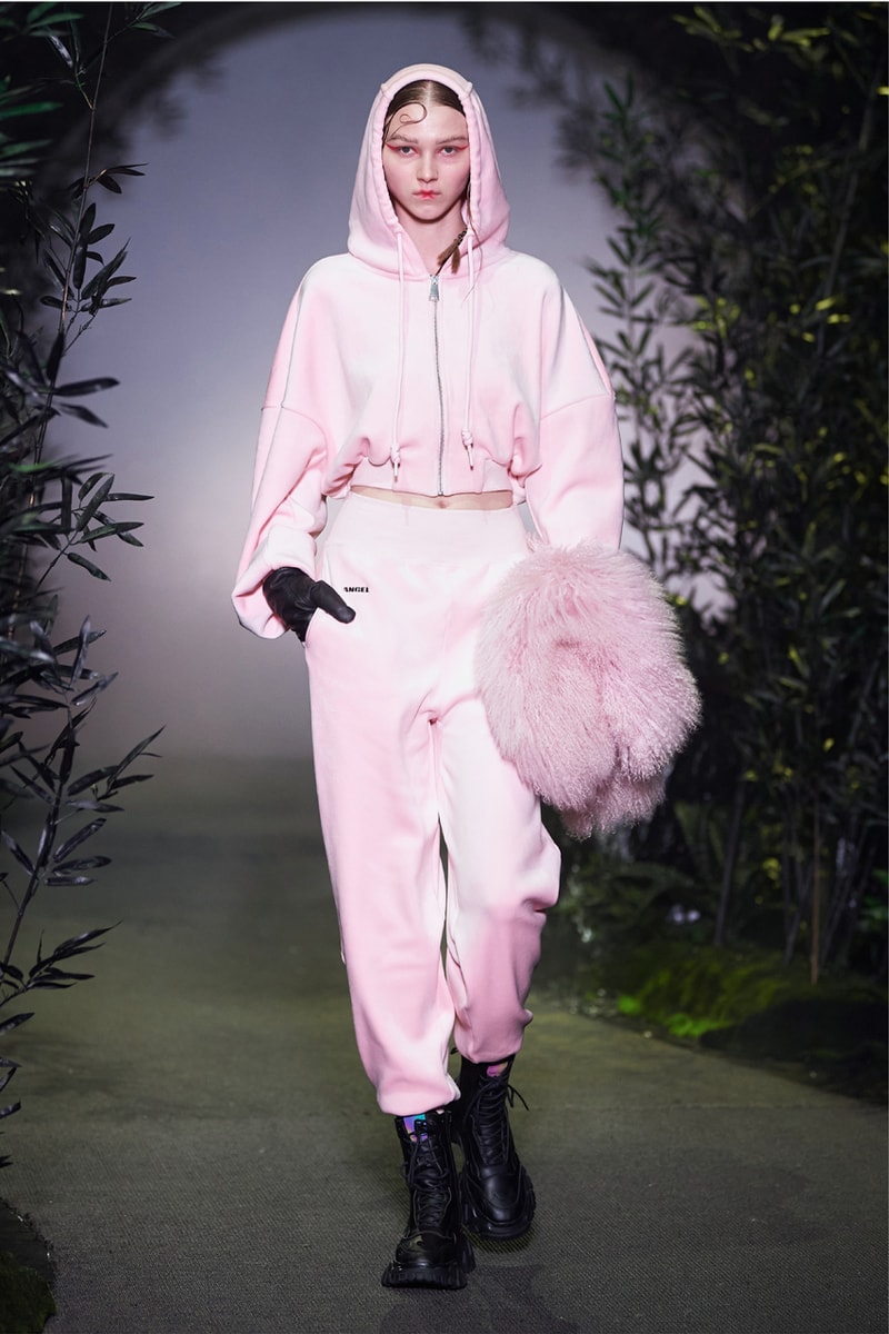 Angel Chen Fall/Winter 2021 Collection Runway show lookbook fw21 canada goose rombaut collaboration dragon lady boots jacket tie dye black white anna may wong daughter of butterfly actress