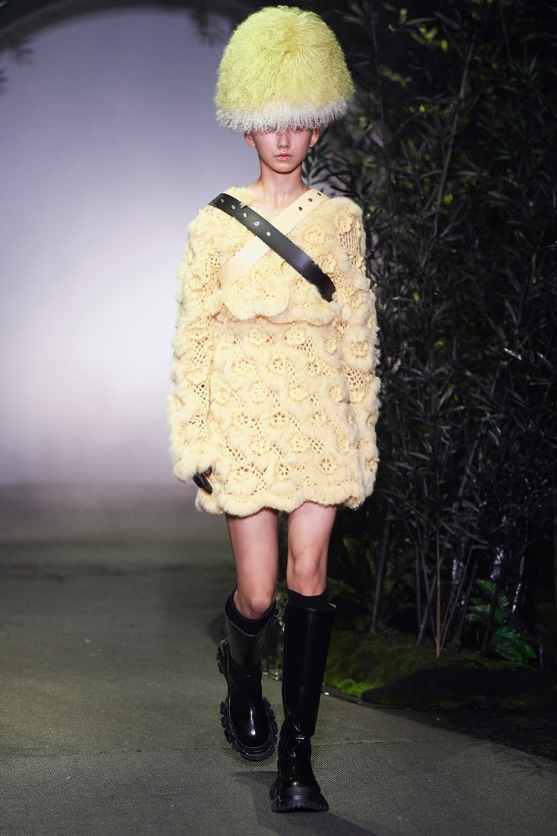 Angel Chen Fall/Winter 2021 Collection Runway show lookbook fw21 canada goose rombaut collaboration dragon lady boots jacket tie dye black white anna may wong daughter of butterfly actress