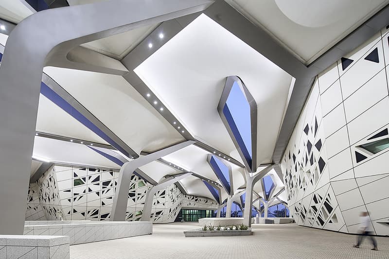 Zaha Hadid Architects Honeycomb Structure King Abdullah Petroleum Studies and Research Center Riyadh Saudi Arabia