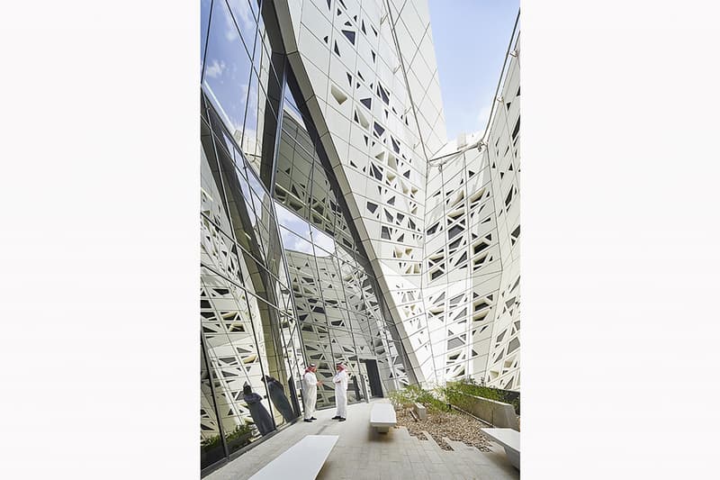 Zaha Hadid Architects Honeycomb Structure King Abdullah Petroleum Studies and Research Center Riyadh Saudi Arabia