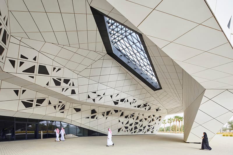 Zaha Hadid Architects Honeycomb Structure King Abdullah Petroleum Studies and Research Center Riyadh Saudi Arabia