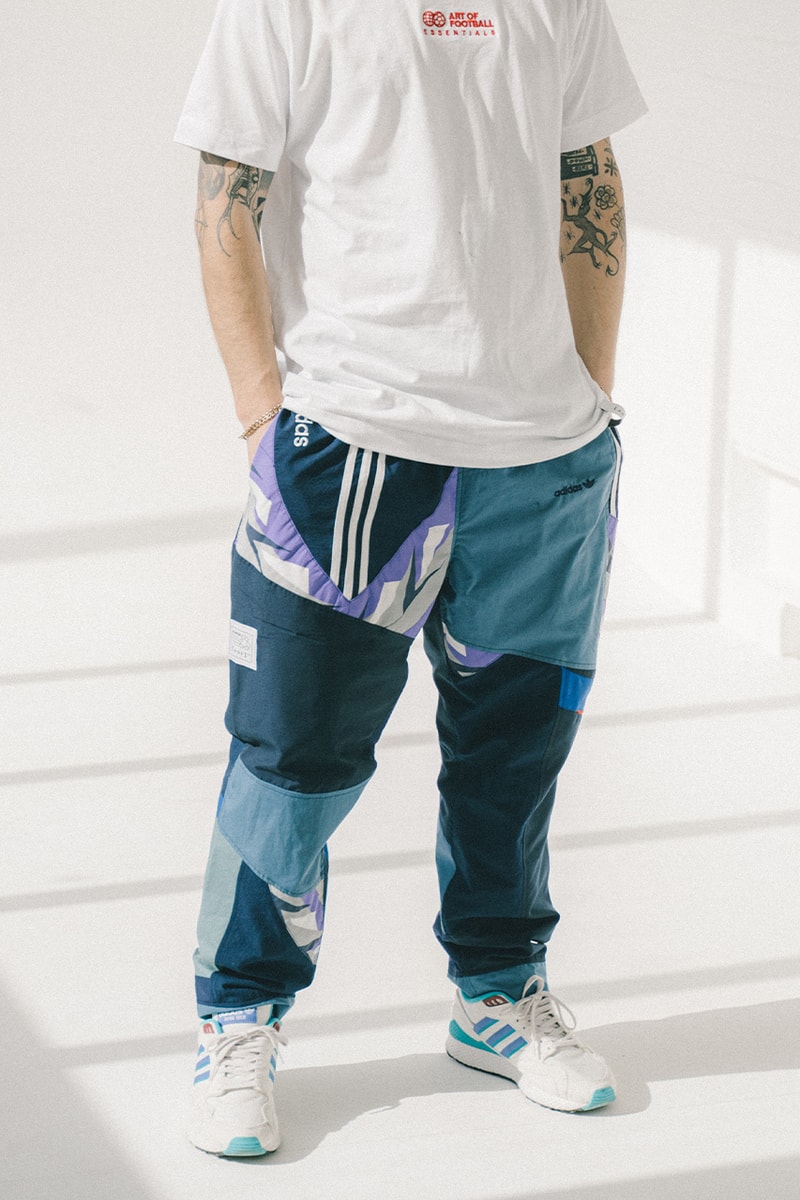 Art of Football Reworked Trouser Collection Info track top sports jackets trackies joggers Adidas reebok nike puma