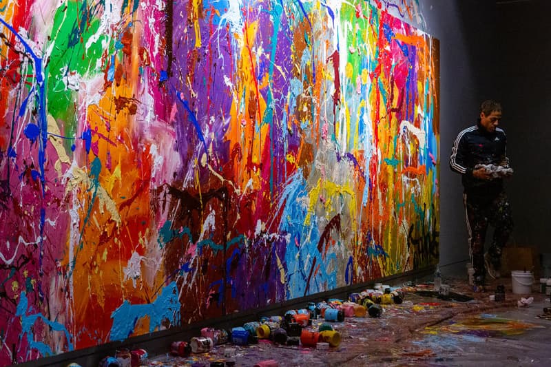 Artist JonOne Unfazed by Defaced Half A Million Graffiti Work Street Noise P/O/S/T Gallery Seoul Korea