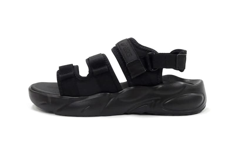 asics sportstyle bondal sandal black wood crepe midnight piedmont gray mantle green release info store list buying guide photos price