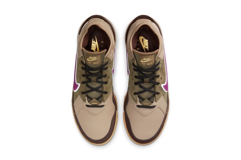 atmos nike basketball lebron james 18 low viotech brown tan purple gum CW5635 200 official release date info photos price store list buying guide