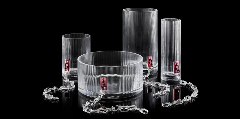 Verre Transparent Virgil Abloh X Baccarat – édition Designer En Cristal