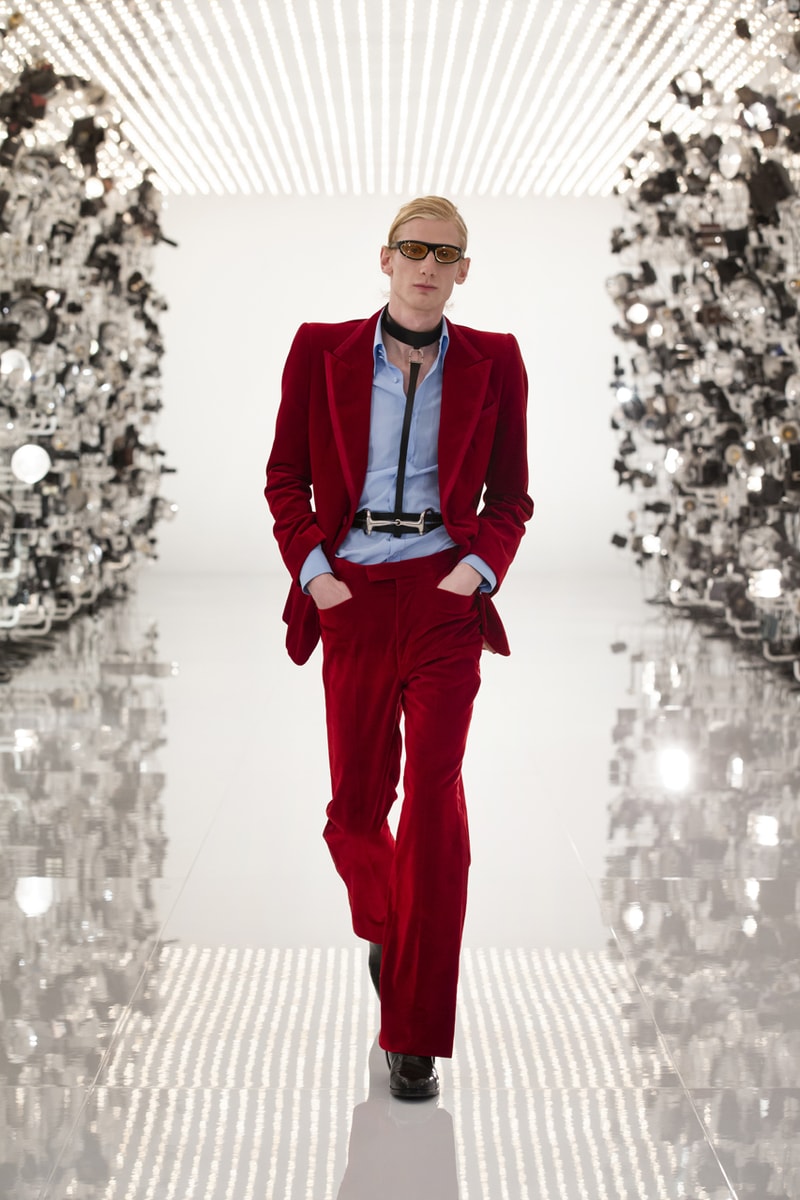 Gucci Debuts Balenciaga "Collab" on "Aria" Runway alessandro michele demna gvasalia collaboration collection 100th anniversary menswear womenswear price buy website logo jacket
