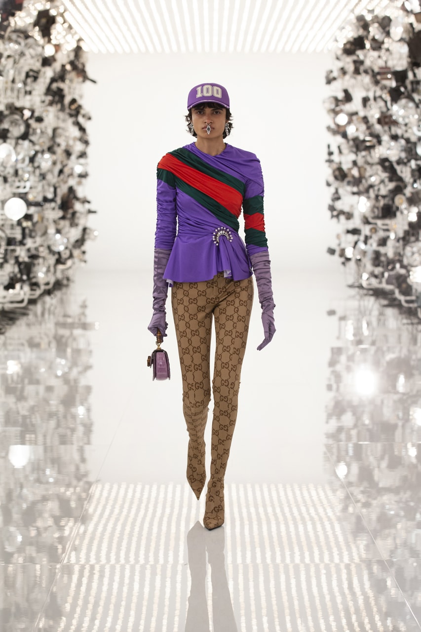 Gucci Debuts Balenciaga "Collab" on "Aria" Runway alessandro michele demna gvasalia collaboration collection 100th anniversary menswear womenswear price buy website logo jacket
