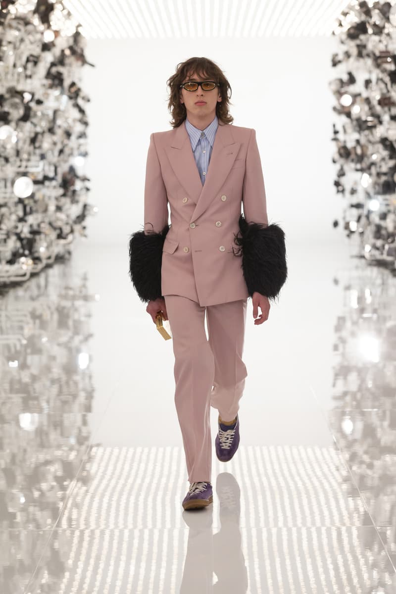 Gucci Debuts Balenciaga "Collab" on "Aria" Runway alessandro michele demna gvasalia collaboration collection 100th anniversary menswear womenswear price buy website logo jacket