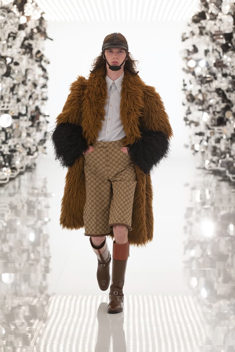 Gucci Debuts Balenciaga "Collab" on "Aria" Runway alessandro michele demna gvasalia collaboration collection 100th anniversary menswear womenswear price buy website logo jacket