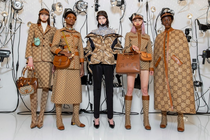 Balenciaga x Gucci Clothing, Accessories, Bags collection collaboration alessandro michele demna gvasalia jacket blazer logo handbag shoes jewelry runway show aria 100th annviersary kering