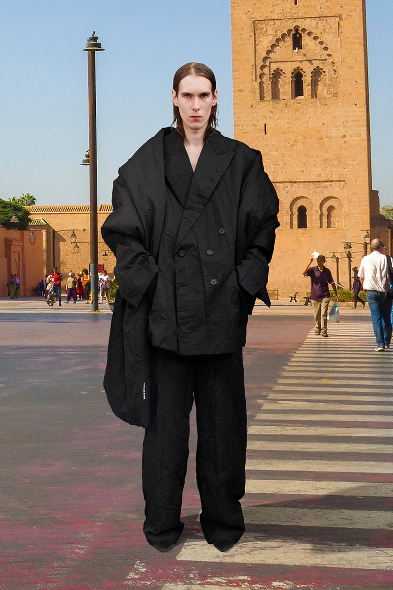 Balenciaga Winter 2021 Pre-Collection Lookbook fall fw21 menswear womenswear co-ed vibram shoes collaboration sneaker gay pride hoodie hulk tee shirt demna gvasalia dad shoe reebok collaboration first look on feet colorway