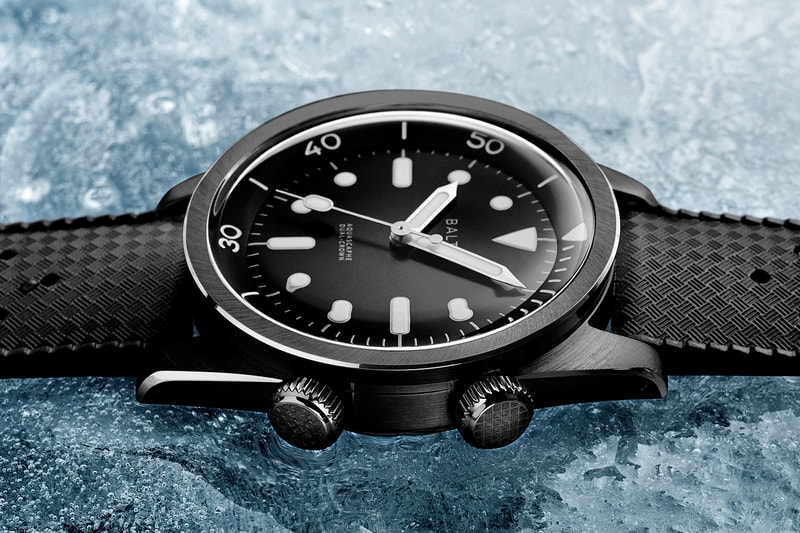 Baltic AQUASCAPHE Dual-crown dive compressor watch french dive watch france ice dual-crown miyota automatic watches 