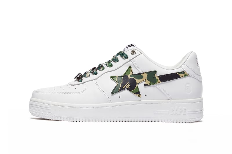 white bape air forces