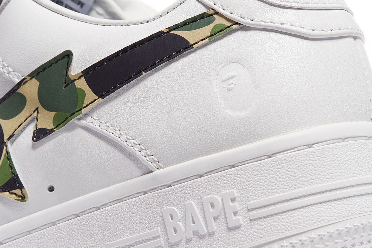 bape a bathing ape footwear sneakers streetwear fashion camo military air force nike basketball vintage retro 