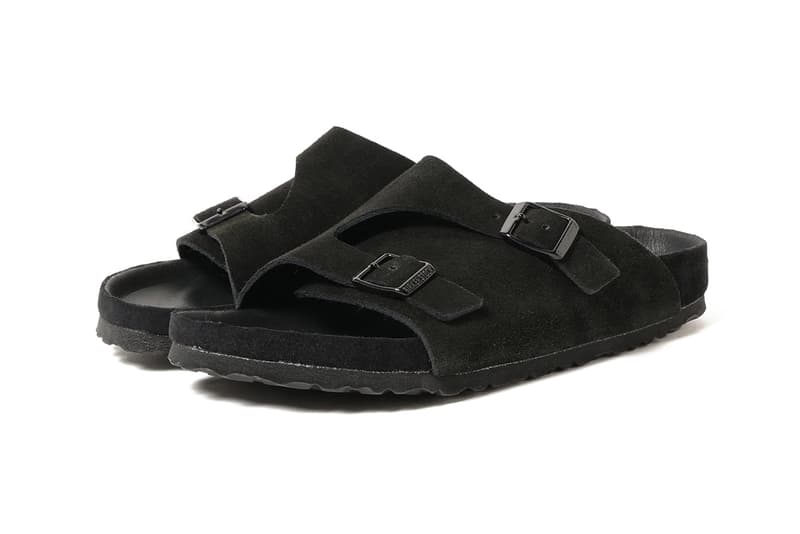 beams birkenstock arizona zurich all black sandals official release date info photos price store list buying guide