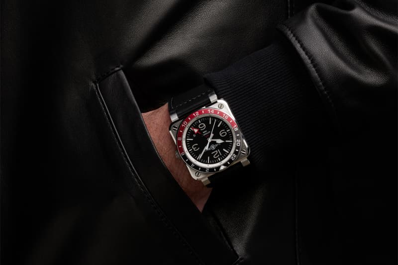 bell ross france french watchmaking br 03 93 gmt triple timezone coke bezel square watch timepiece watches and wonders 2021