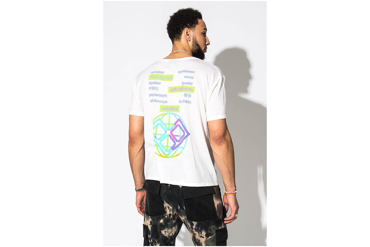 ben simmons woolmark hbx merino t shirt tee ben simmons family foundation proceeds release info store list buying guide photos price 