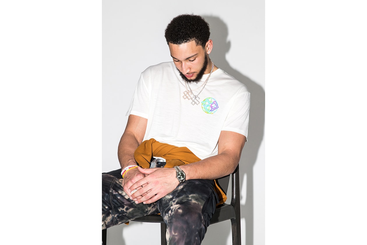 ben simmons woolmark hbx merino t shirt tee ben simmons family foundation proceeds release info store list buying guide photos price 