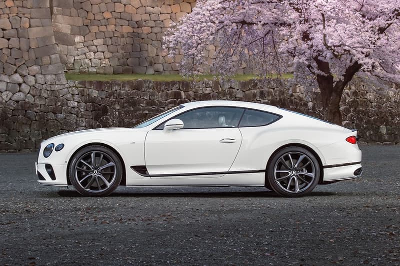 bentley mulliner coachbuilding japan exclusive continental gt twin turbocharged v8 engine 542 horsepower equinox edition glacier white 