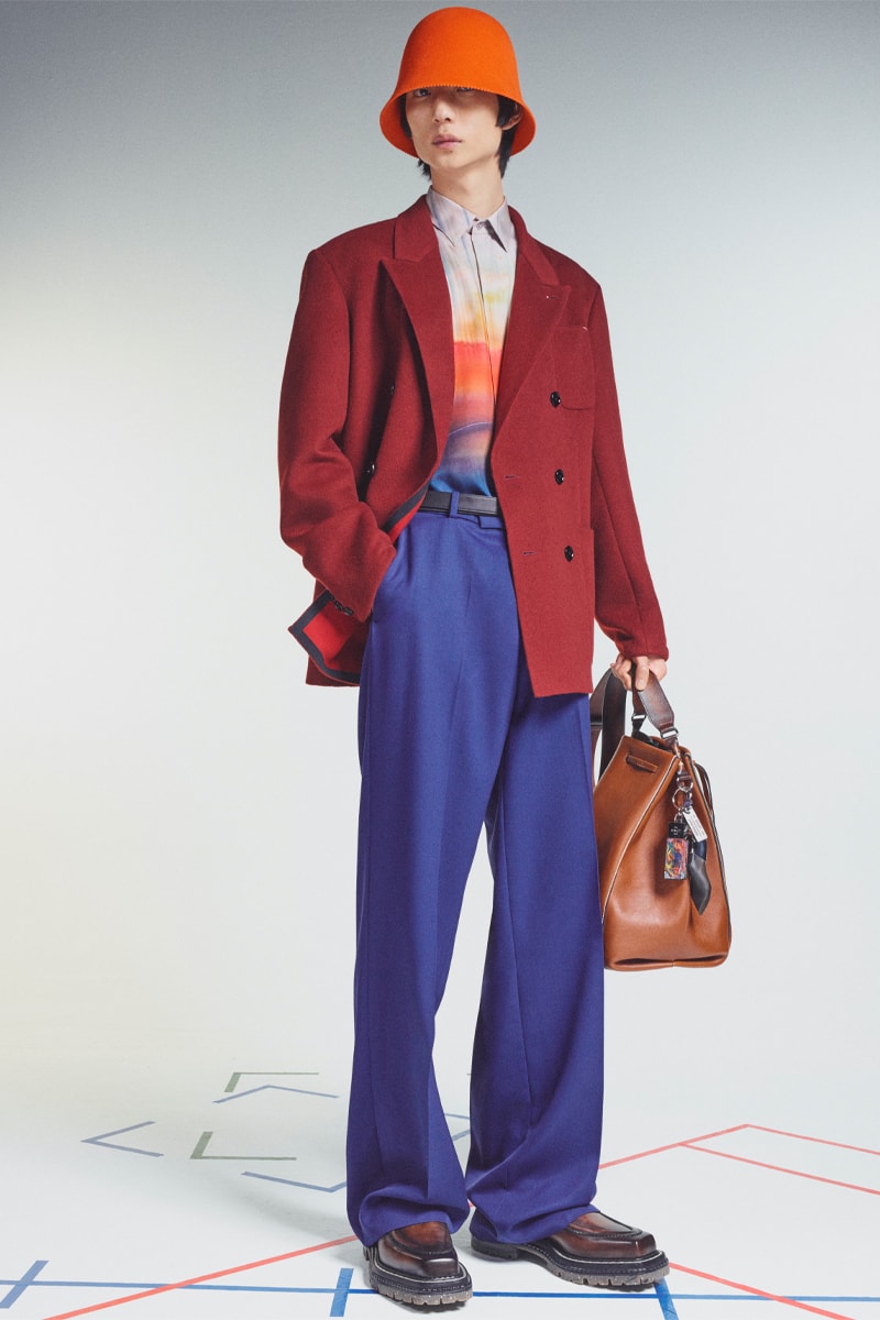 Berluti Fall/Winter 2021 Channels Lev Khesin's Abstract, Tactile Patterns Lookbook Kris Van Assche Lev Khesin fashion paris fashion week louis vuitton lvmh