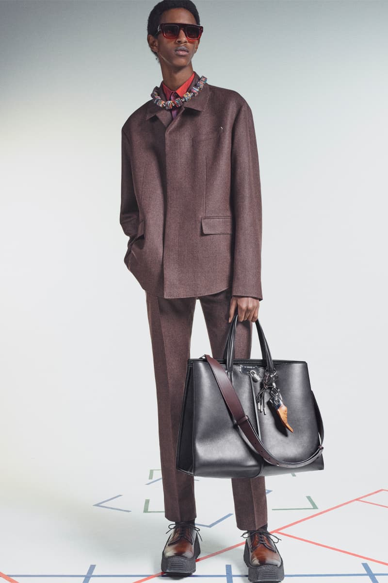 Berluti Fall/Winter 2021 Channels Lev Khesin's Abstract, Tactile Patterns Lookbook Kris Van Assche Lev Khesin fashion paris fashion week louis vuitton lvmh