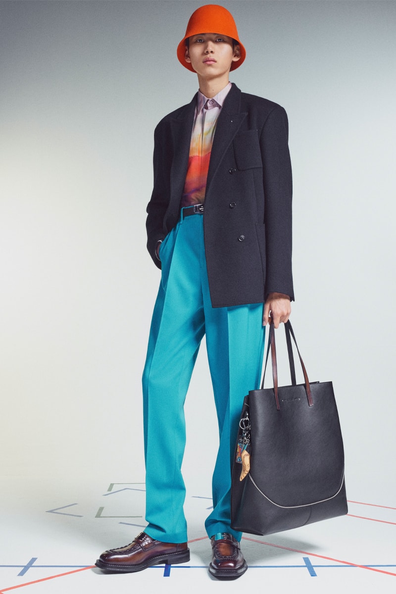 Berluti Fall/Winter 2021 Channels Lev Khesin's Abstract, Tactile Patterns Lookbook Kris Van Assche Lev Khesin fashion paris fashion week louis vuitton lvmh