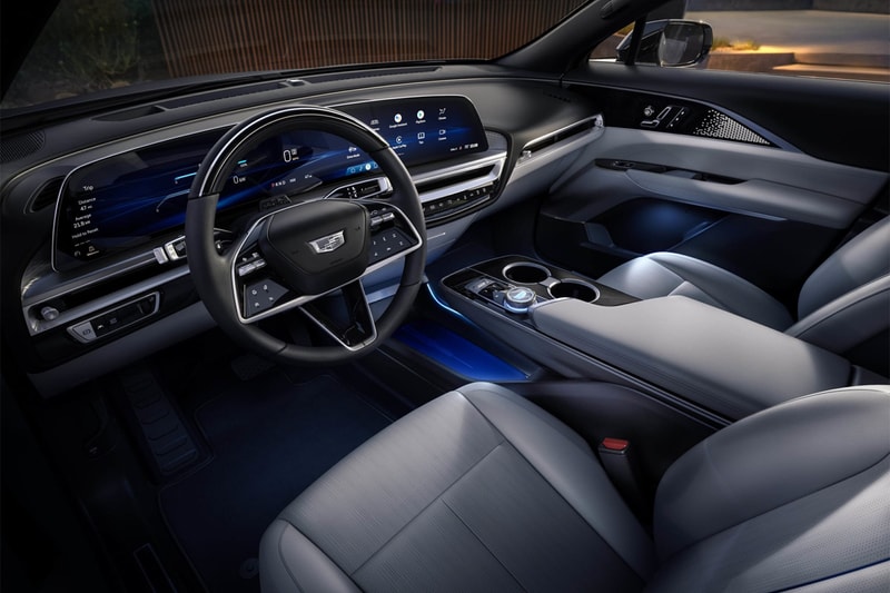 cadillac lyriq electric car vehicle production model unveiling 340 horsepower ultium platform general motors gm 