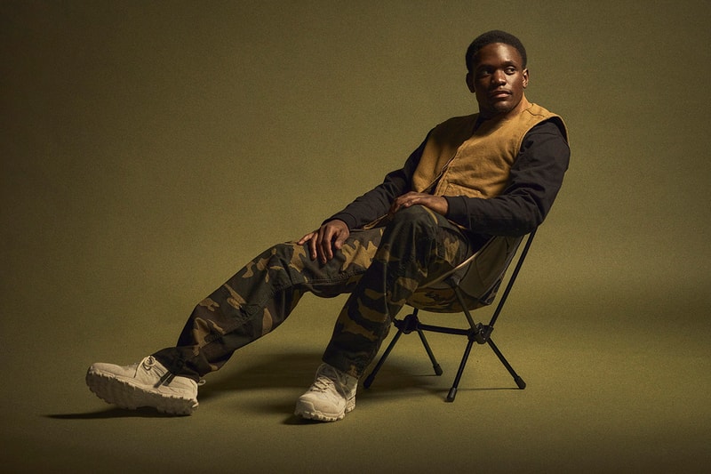carhartt wip work in progress helinox chair table valiant laurel camouflage lightweight packable portable details