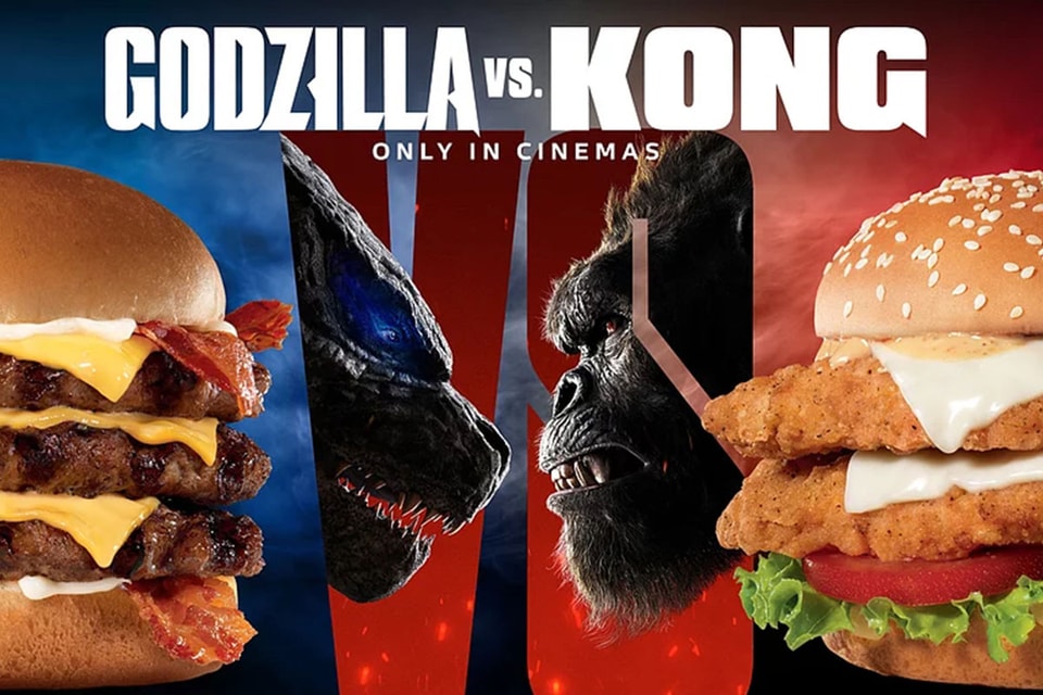 picture Carls Jr Hardees Near Me godzilla king kong burgers