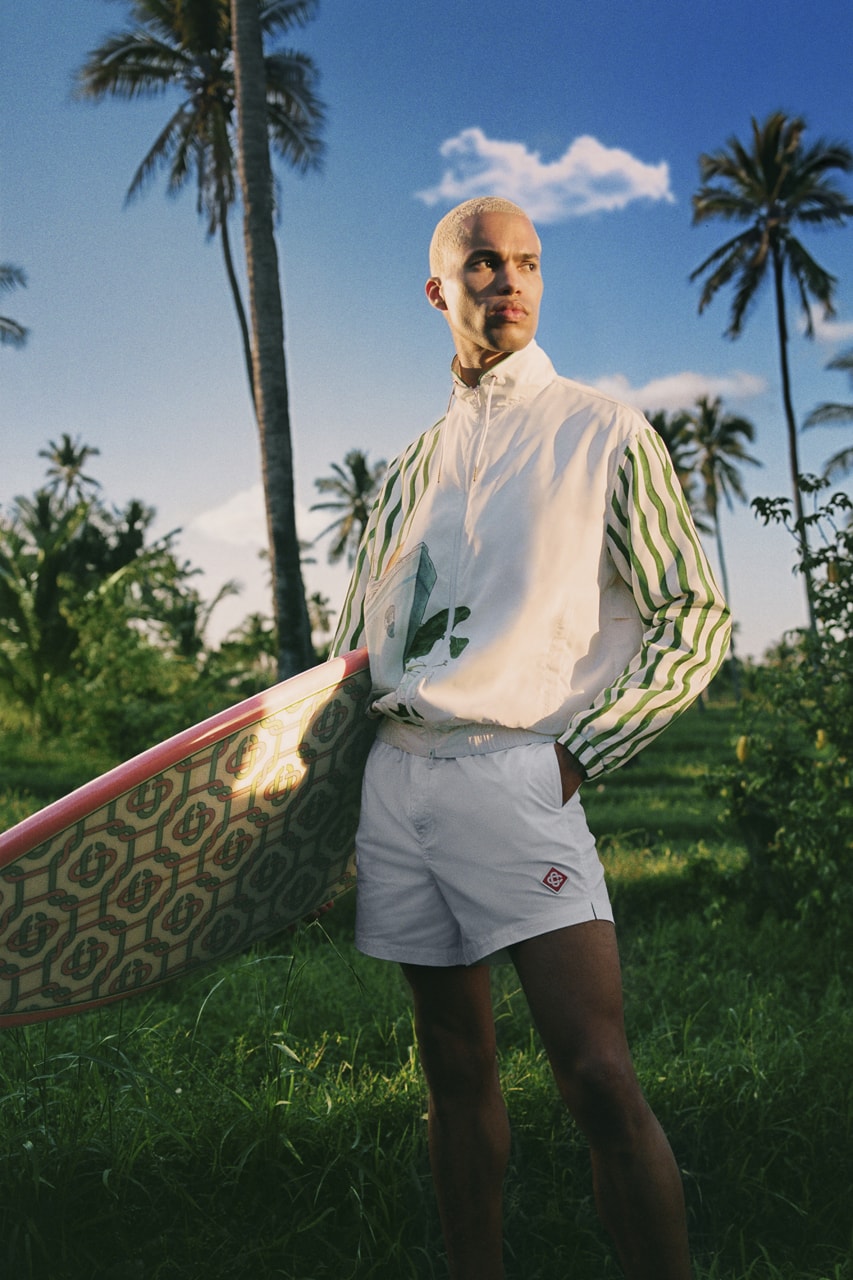 Casablanca Drops Custom Patterned Surfboards  spring summer 2021 ss21 collection After The Rain Comes The Rainbow