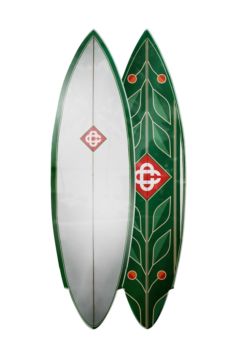 Casablanca Drops Custom Patterned Surfboards  spring summer 2021 ss21 collection After The Rain Comes The Rainbow