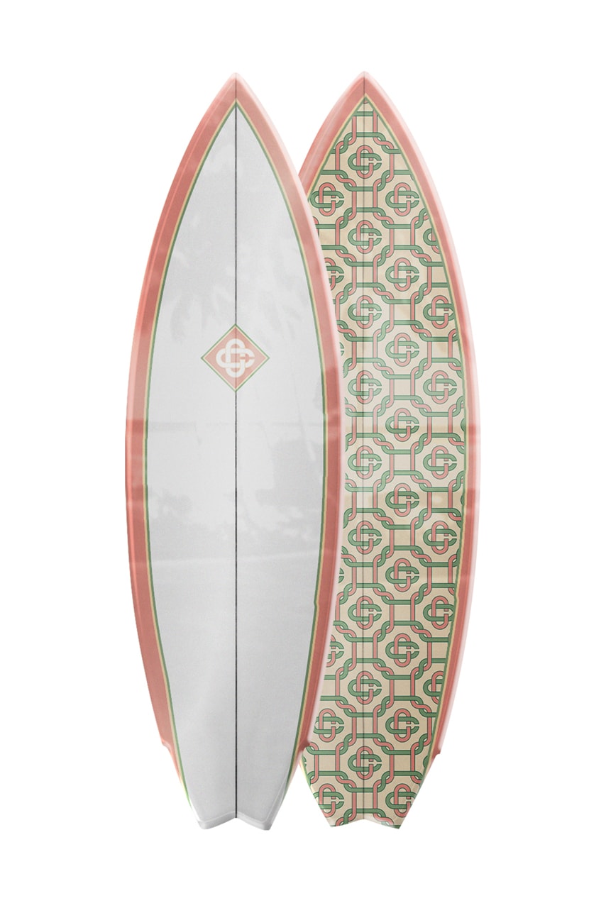 Casablanca Drops Custom Patterned Surfboards  spring summer 2021 ss21 collection After The Rain Comes The Rainbow