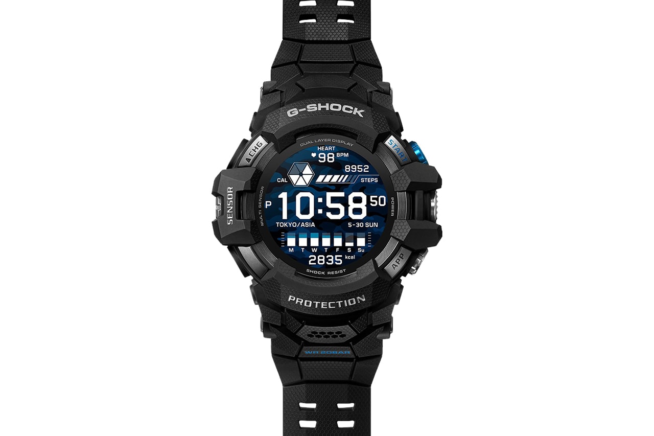 casio g-shock GSW-H1000-1 1a 1a4 smartwatch google wearos function tech built in spec price release date info buy