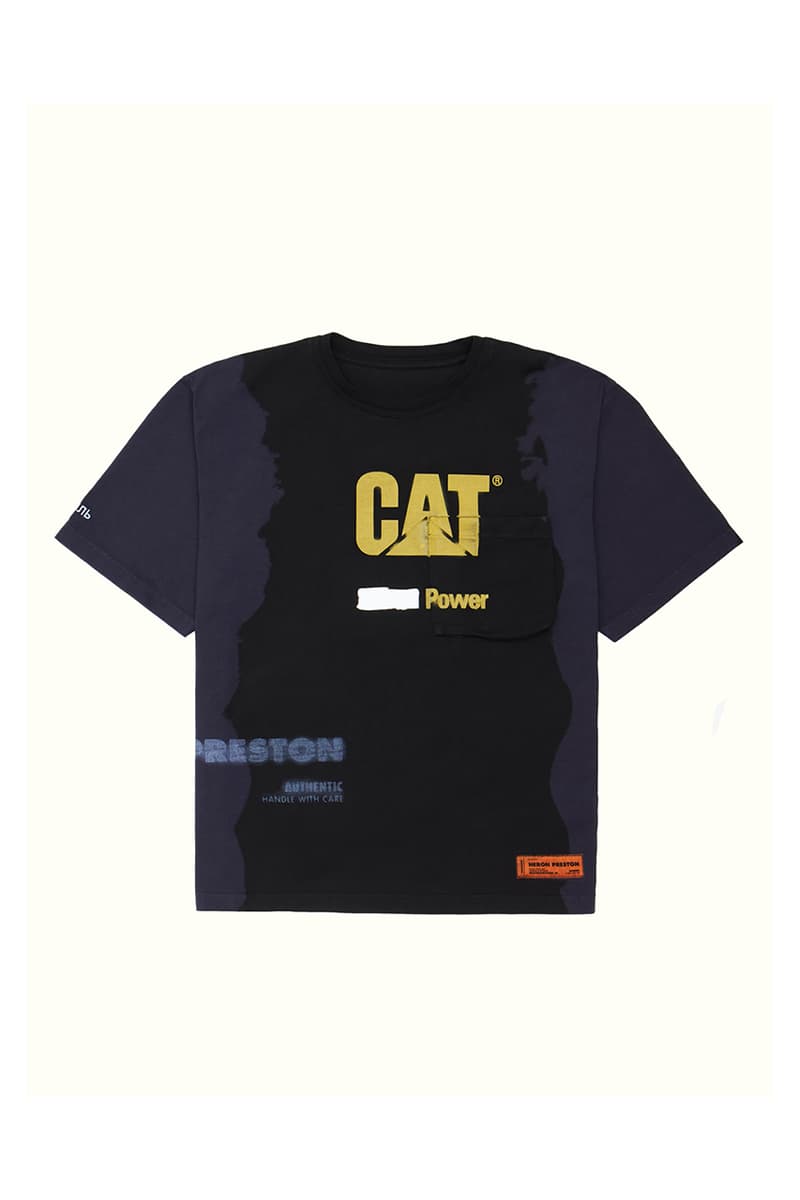 CAT x Heron Preston Spring/Summer 2021 Collaboration collection ss21 caterpillar menswear clothing jacket tee shirt pants hat brand