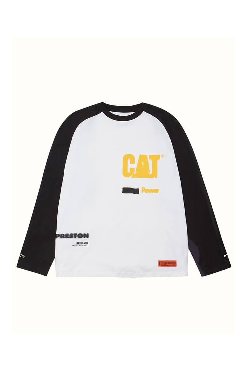 CAT x Heron Preston Spring/Summer 2021 Collaboration collection ss21 caterpillar menswear clothing jacket tee shirt pants hat brand