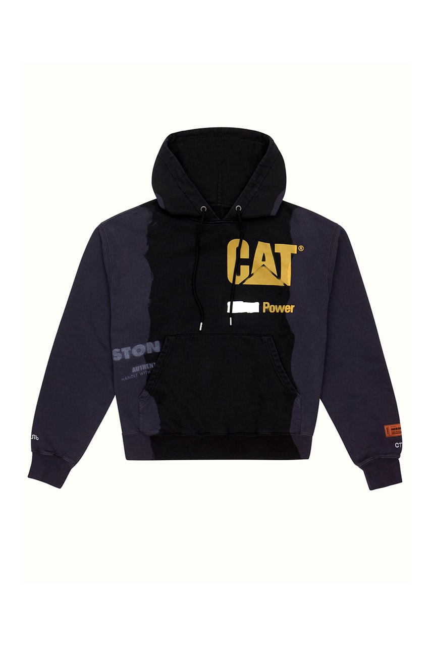CAT x Heron Preston Spring/Summer 2021 Collaboration collection ss21 caterpillar menswear clothing jacket tee shirt pants hat brand