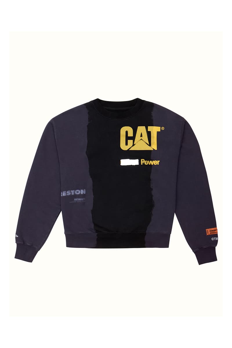 CAT x Heron Preston Spring/Summer 2021 Collaboration collection ss21 caterpillar menswear clothing jacket tee shirt pants hat brand